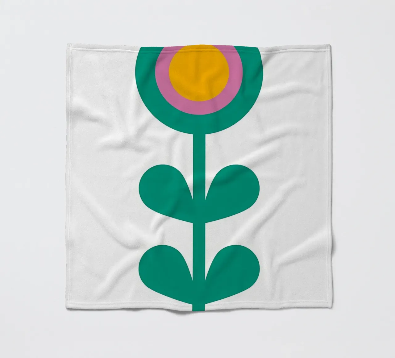 Fiore retrò coperta in pile da diedrich