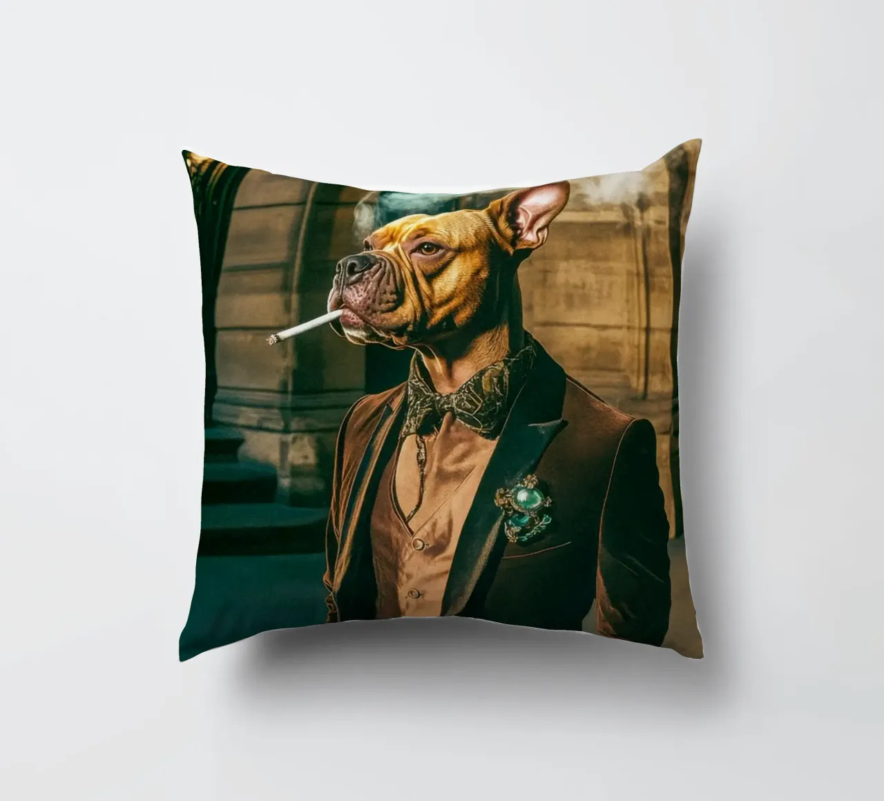 Gaston cuscino da Affiches Chien Originales – Dogland