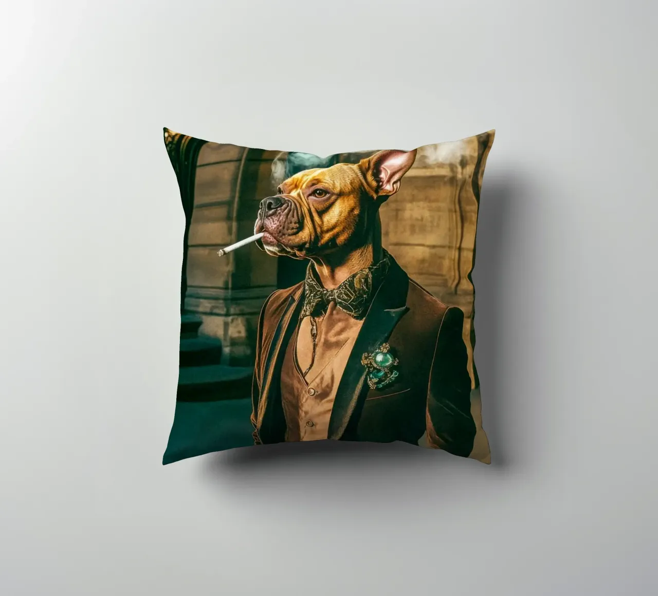 Gaston cuscino da Affiches Chien Originales – Dogland