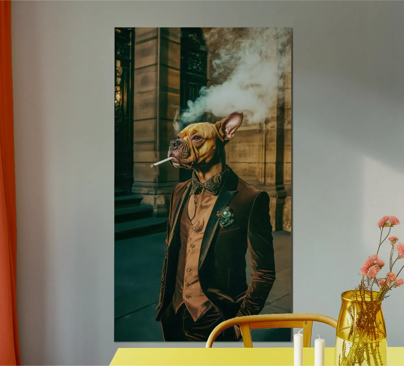Gaston poster by Affiches Chien Originales – Dogland