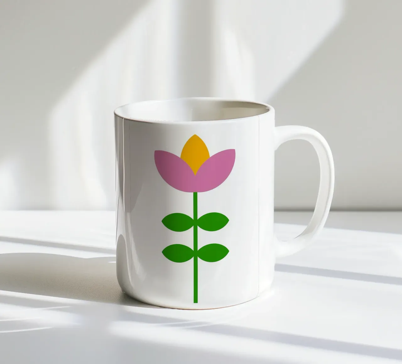 Fiore retrò tazza in ceramica da diedrich