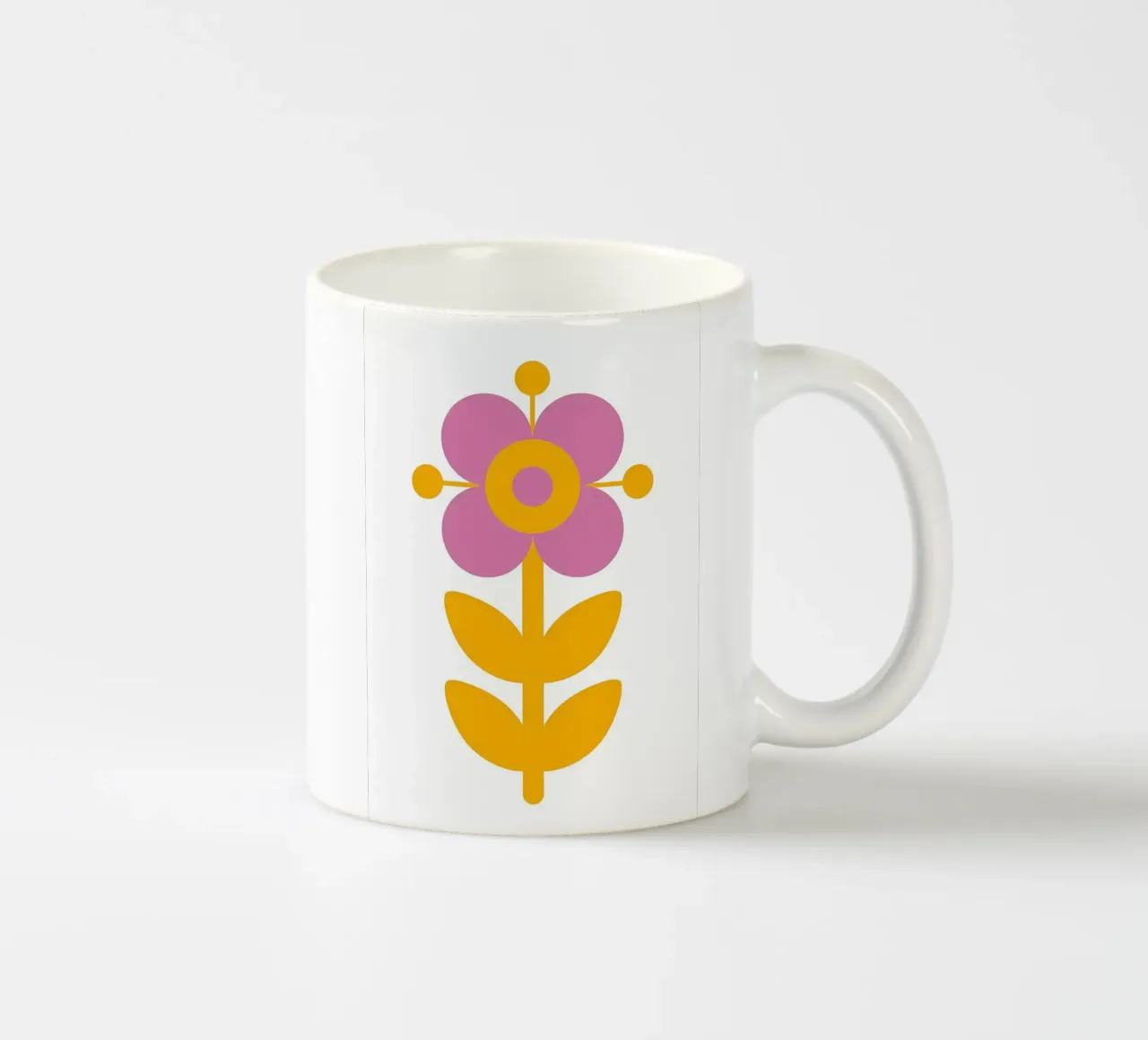 Fiore retrò tazza in ceramica da diedrich