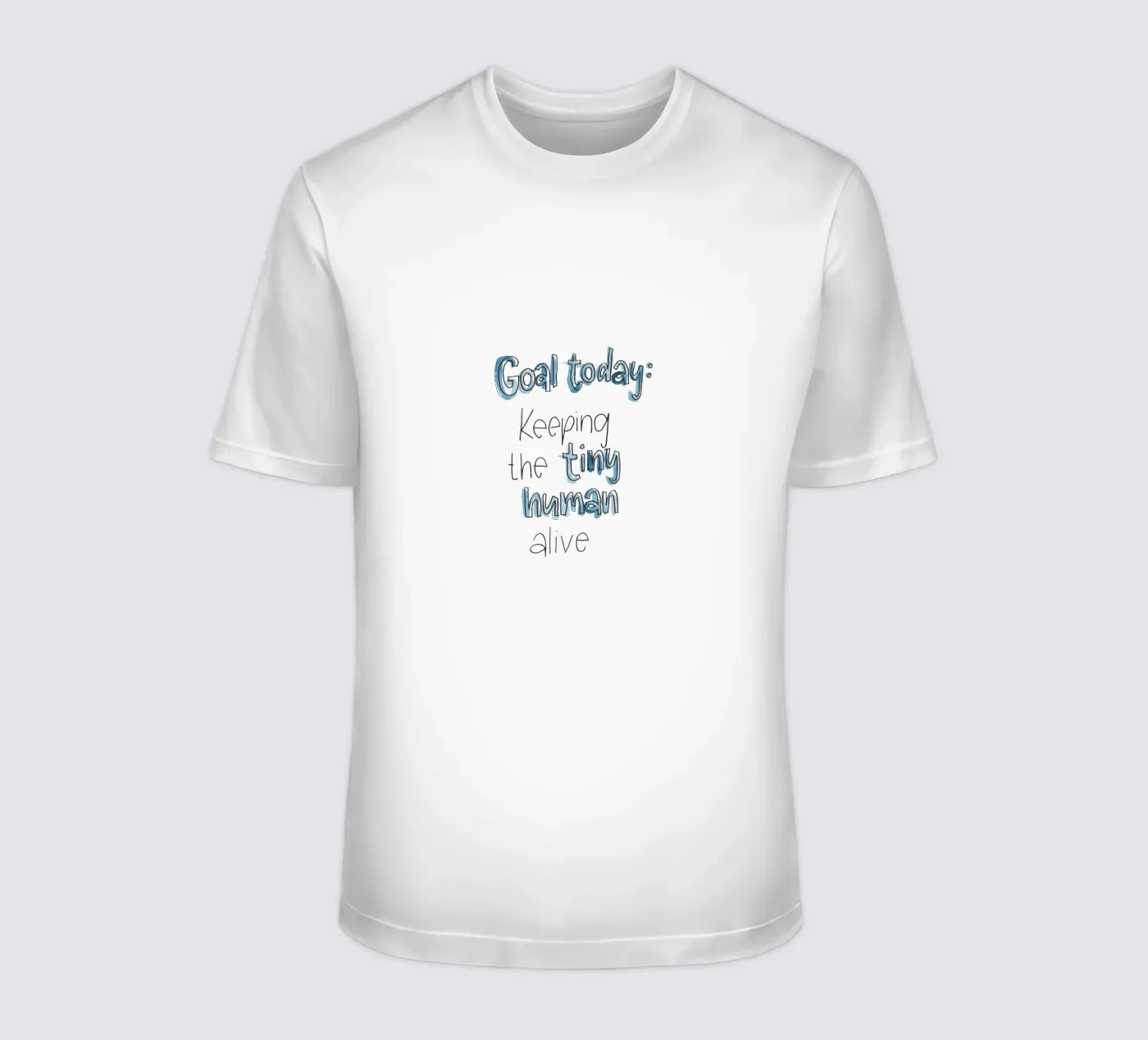 Tiny Human t-shirt da Brushmeetspaper