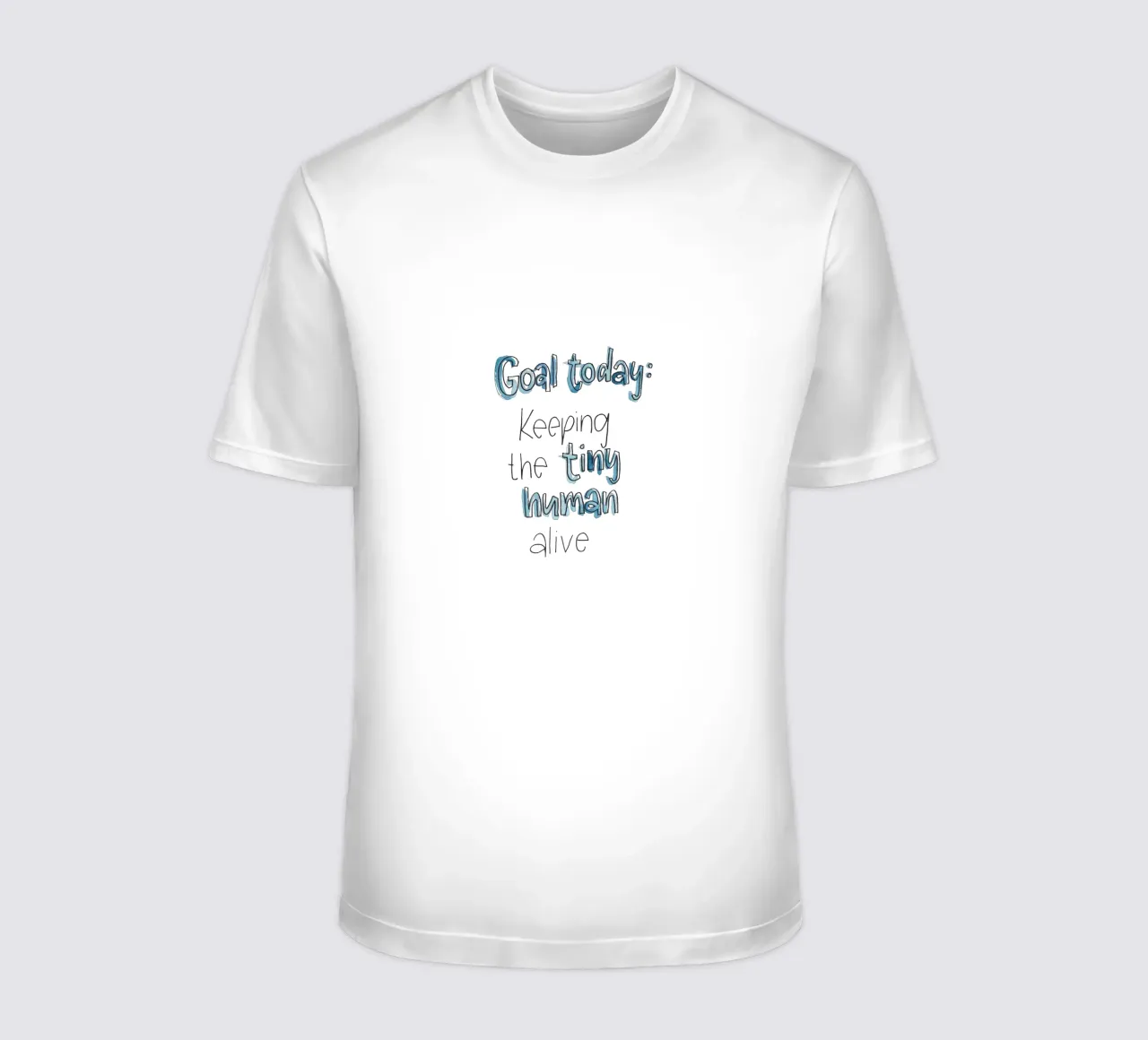 Tiny Human t-shirt da Brushmeetspaper