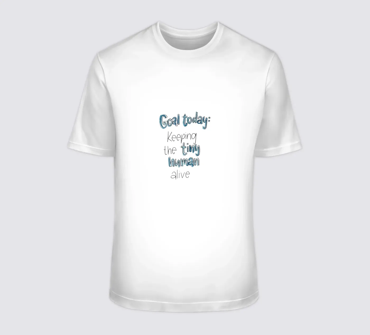 Tiny Human t-shirt da Brushmeetspaper