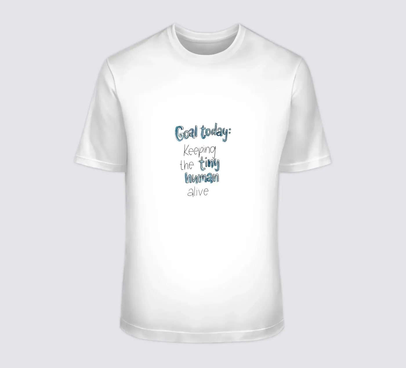 Tiny Human t-shirt da Brushmeetspaper