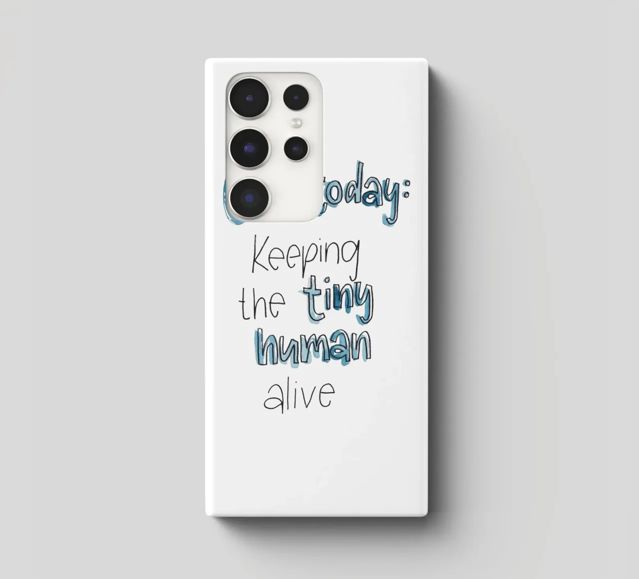 Tiny Human cover samsung da Brushmeetspaper