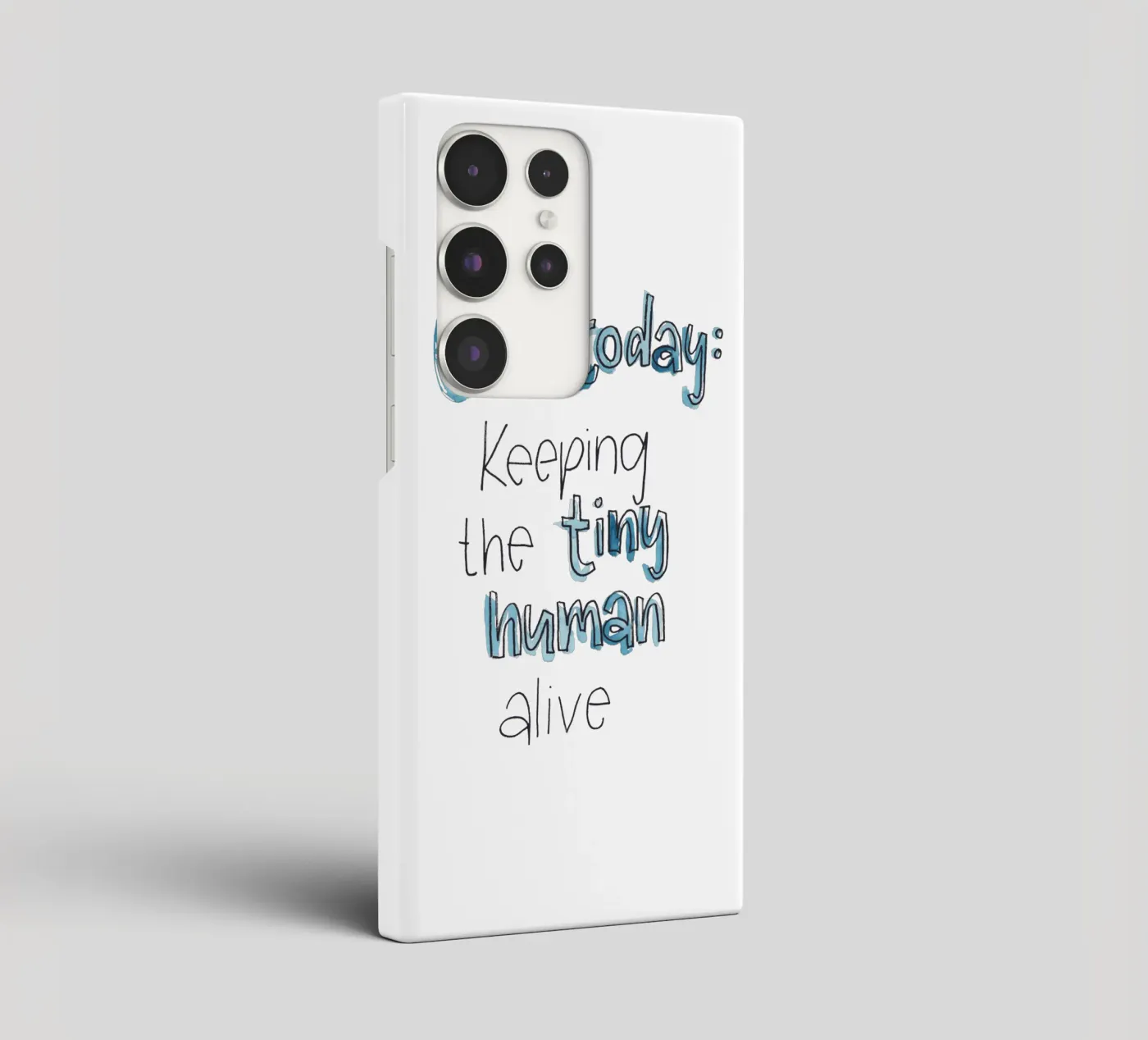 Tiny Human coque samsung de Brushmeetspaper