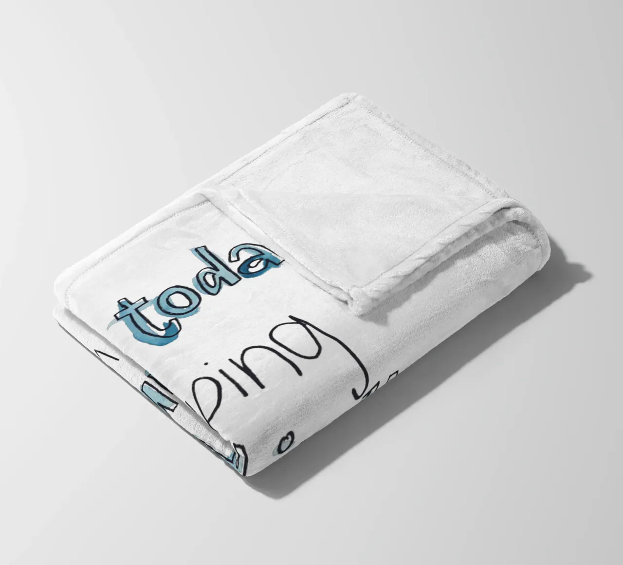 Tiny Human Fleecedecke von Brushmeetspaper