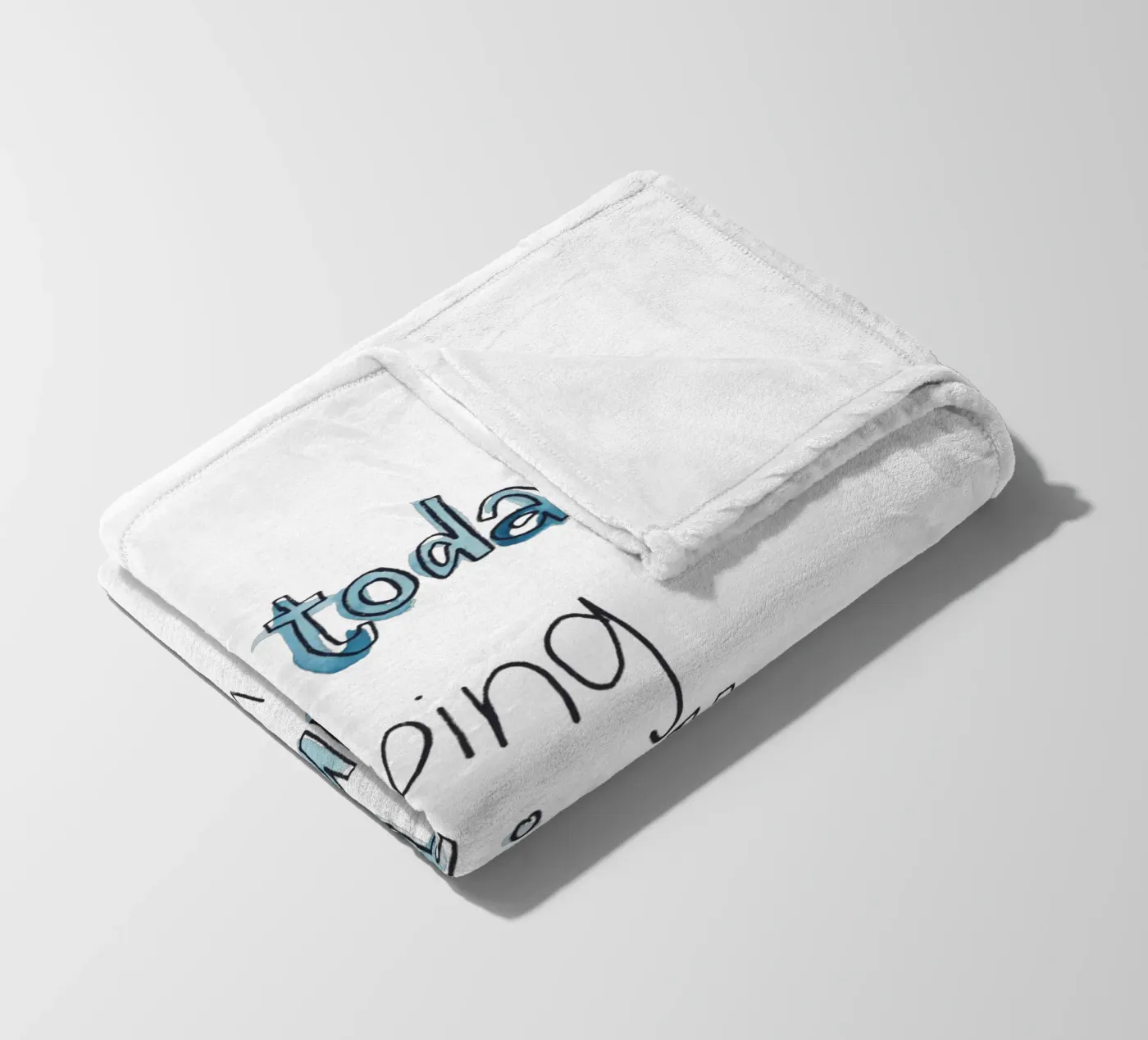 Tiny Human Fleecedecke von Brushmeetspaper