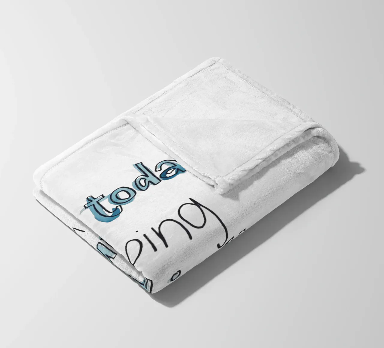 Tiny Human Fleecedecke von Brushmeetspaper