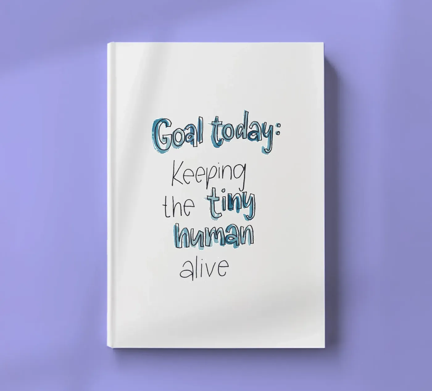Tiny Human notebook by Brushmeetspaper