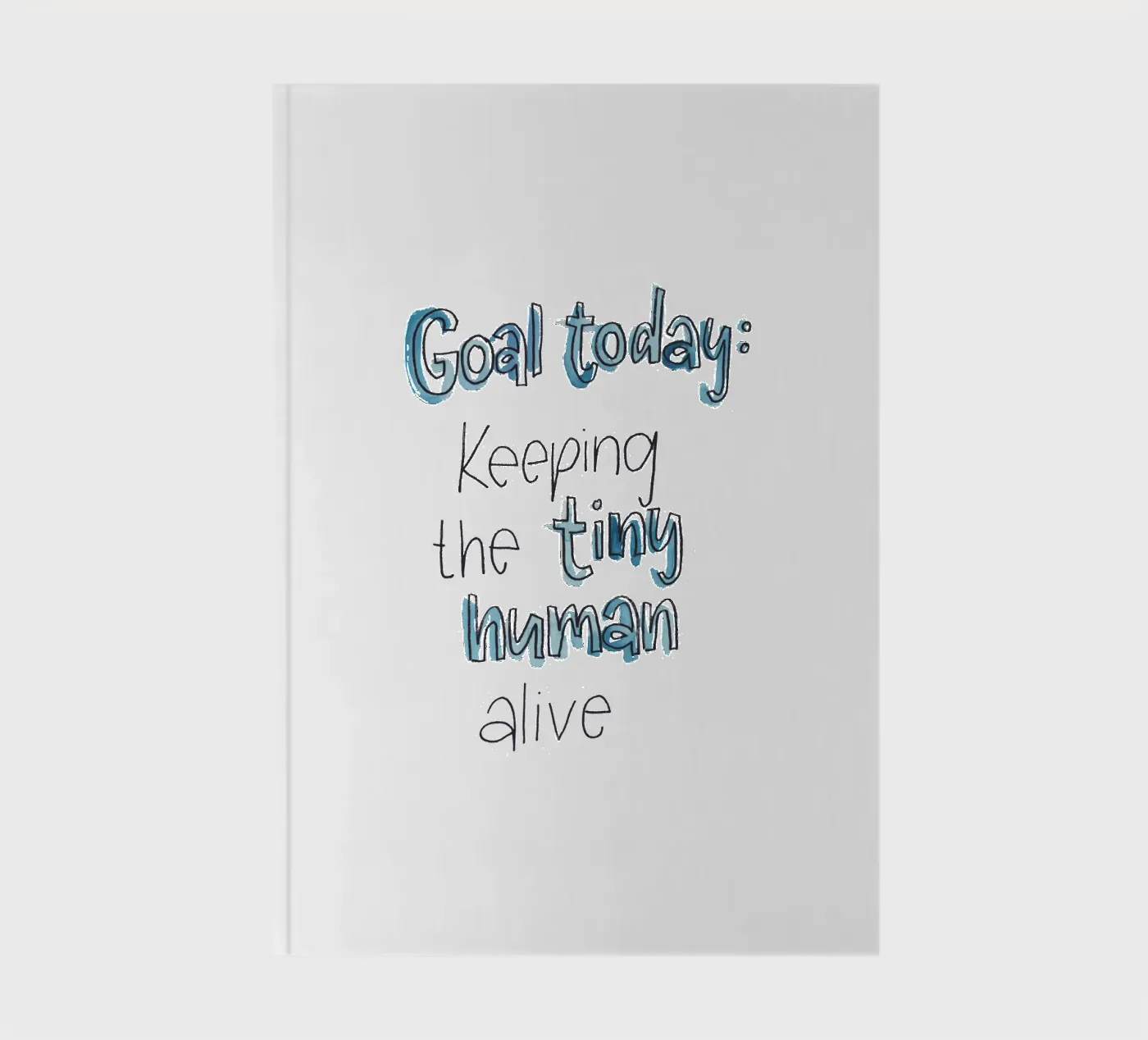 Tiny Human notebook by Brushmeetspaper