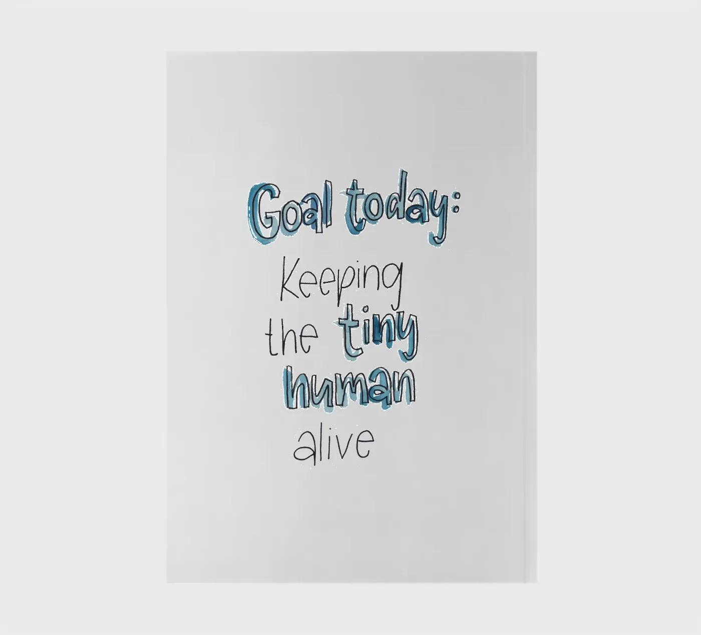 Tiny Human Notizbuch von Brushmeetspaper