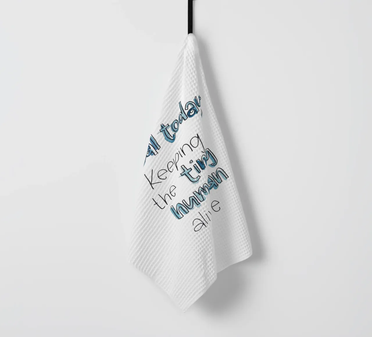 Tiny Human torchon de Brushmeetspaper