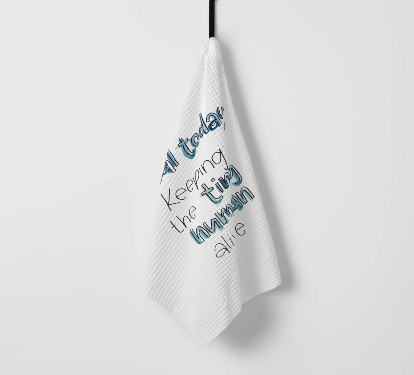 Tiny Human Geschirrtuch von Brushmeetspaper