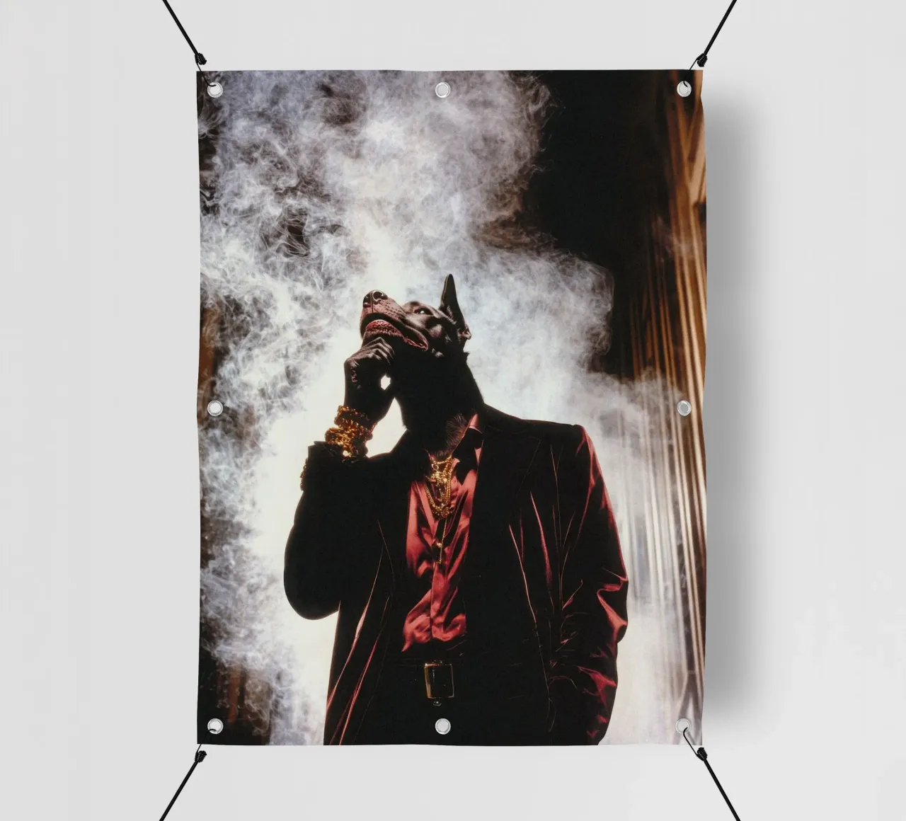 Lorenzo telo in pvc da Affiches Chien Originales – Dogland