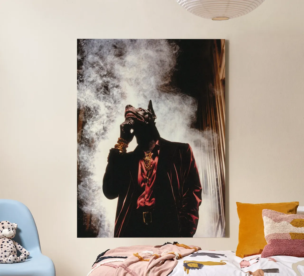 Lorenzo canvas by Affiches Chien Originales – Dogland