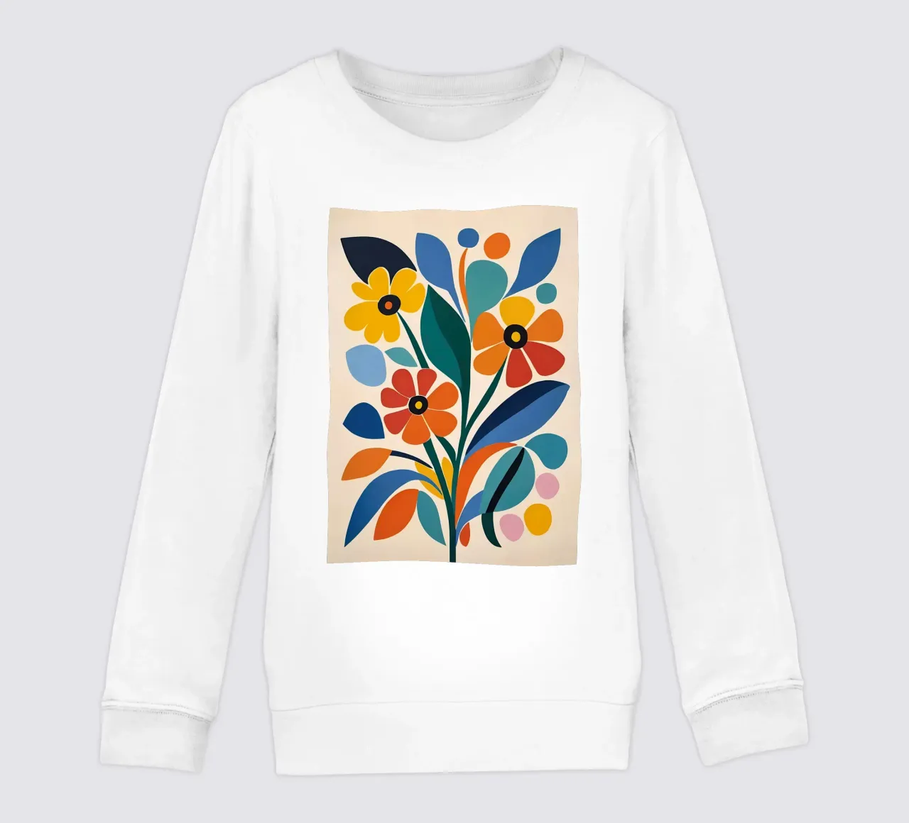 Fiori colorati e retrò felpa bambino da diedrich