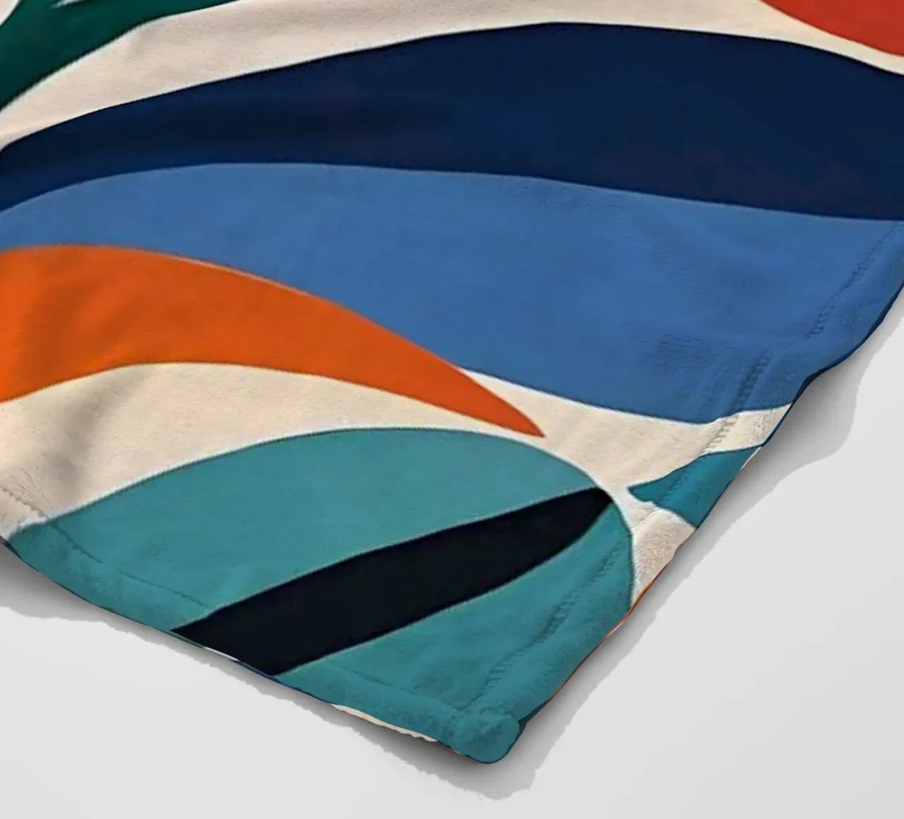 Fiori colorati e retrò coperta in pile da diedrich