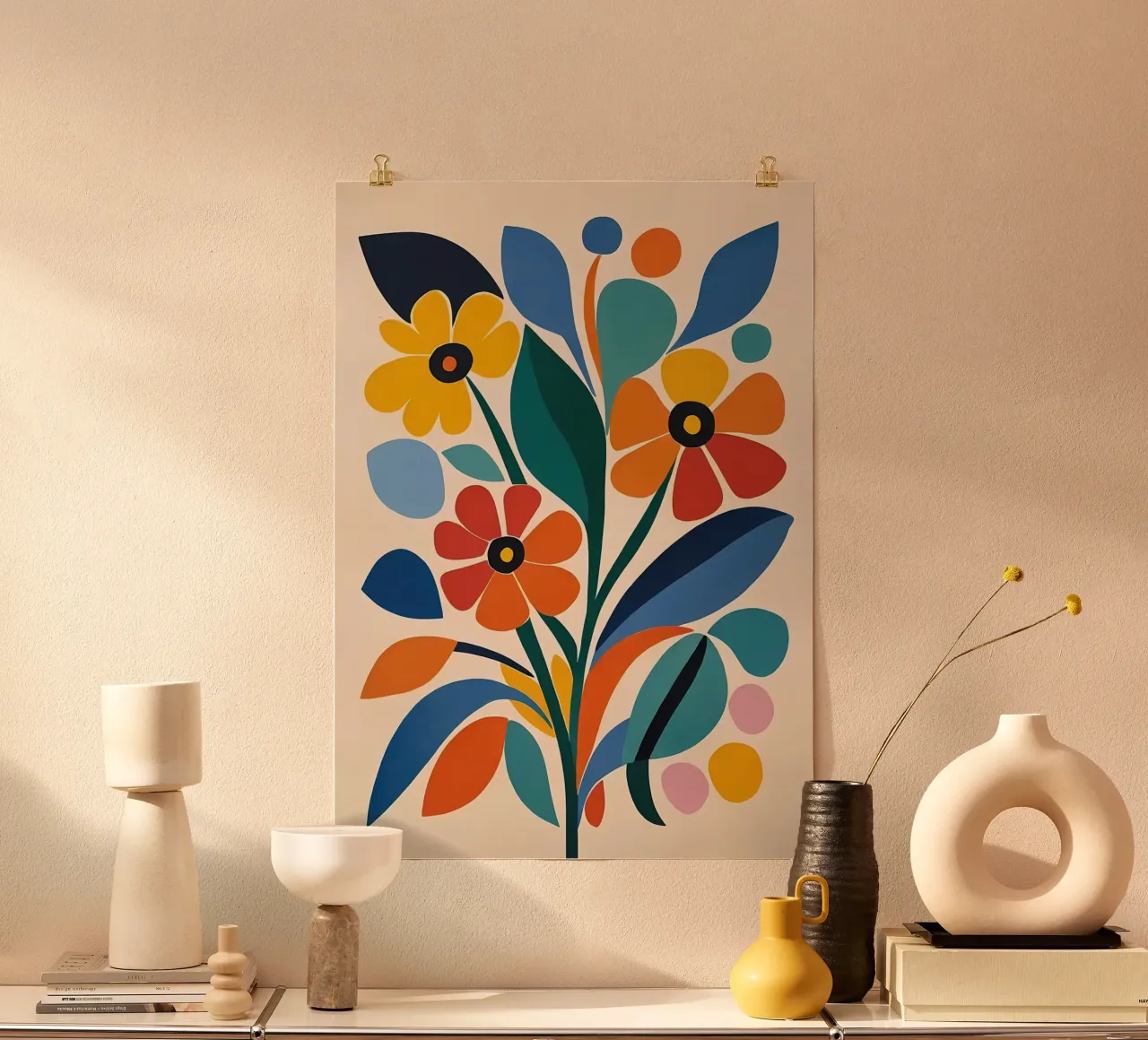 Fiori colorati e retrò carta hahnemühle da diedrich