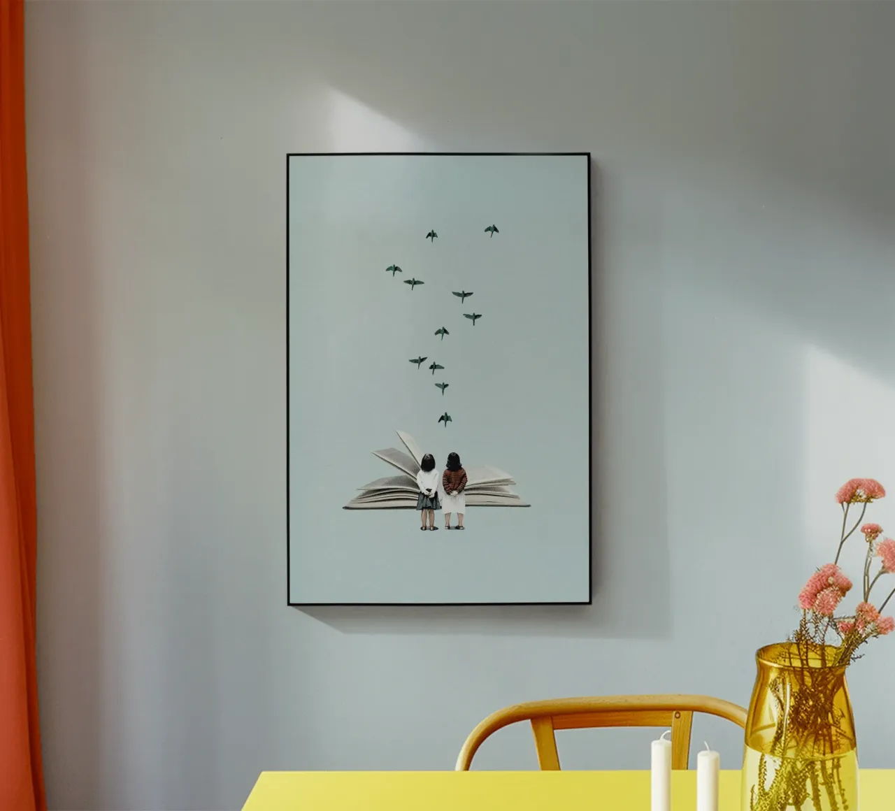 We Communicate Silently plexiglass da Maarten Léon