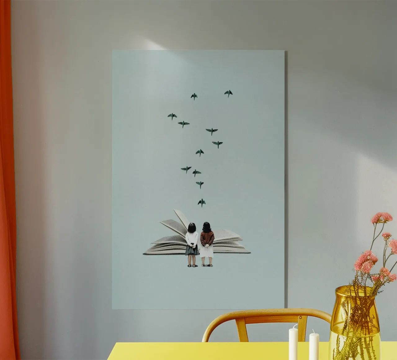 We Communicate Silently plexiglass da Maarten Léon