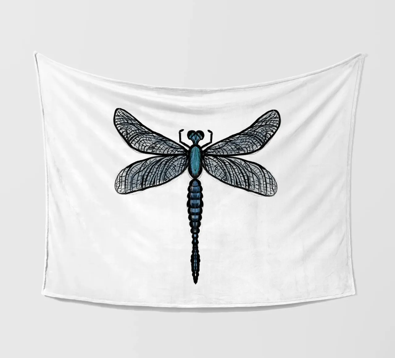 Libellula 3 coperta in pile da words-in-frames