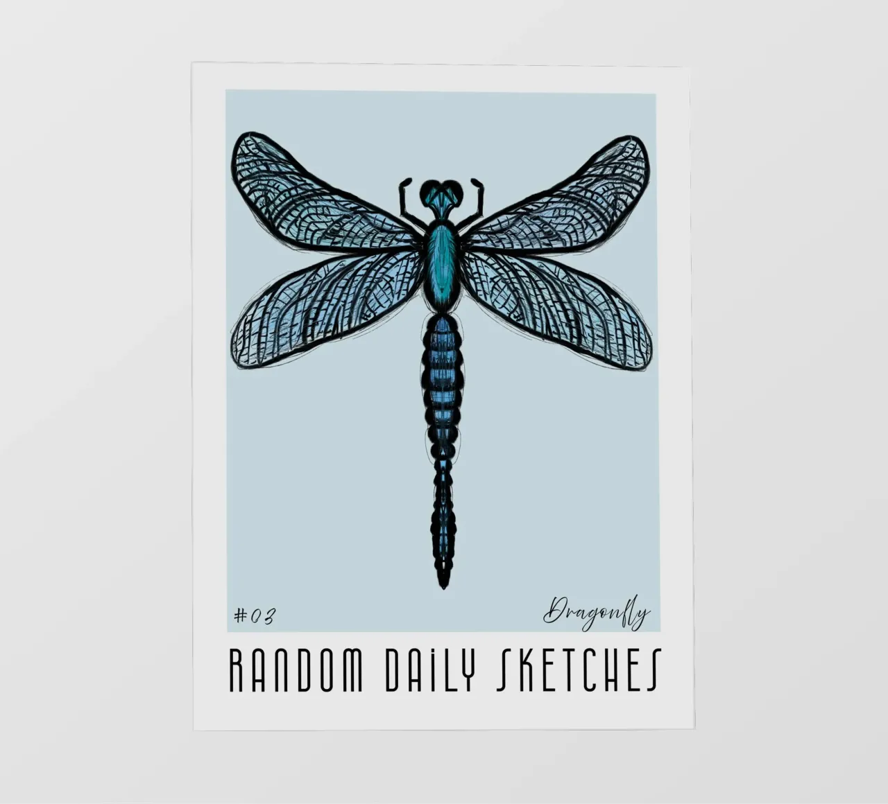Libellula 3 telo in pvc da words-in-frames