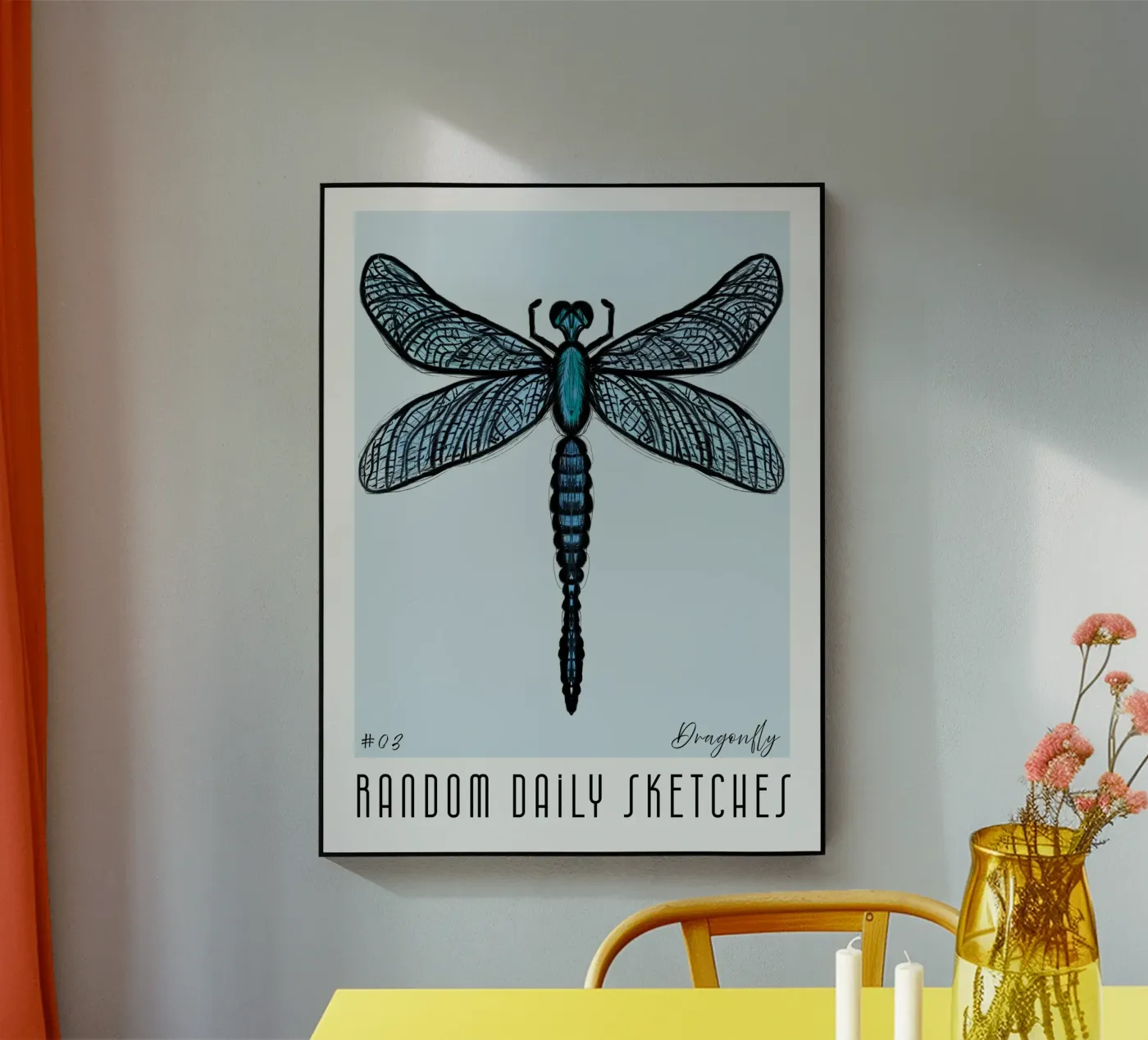 Libellula 3 plexiglass da words-in-frames