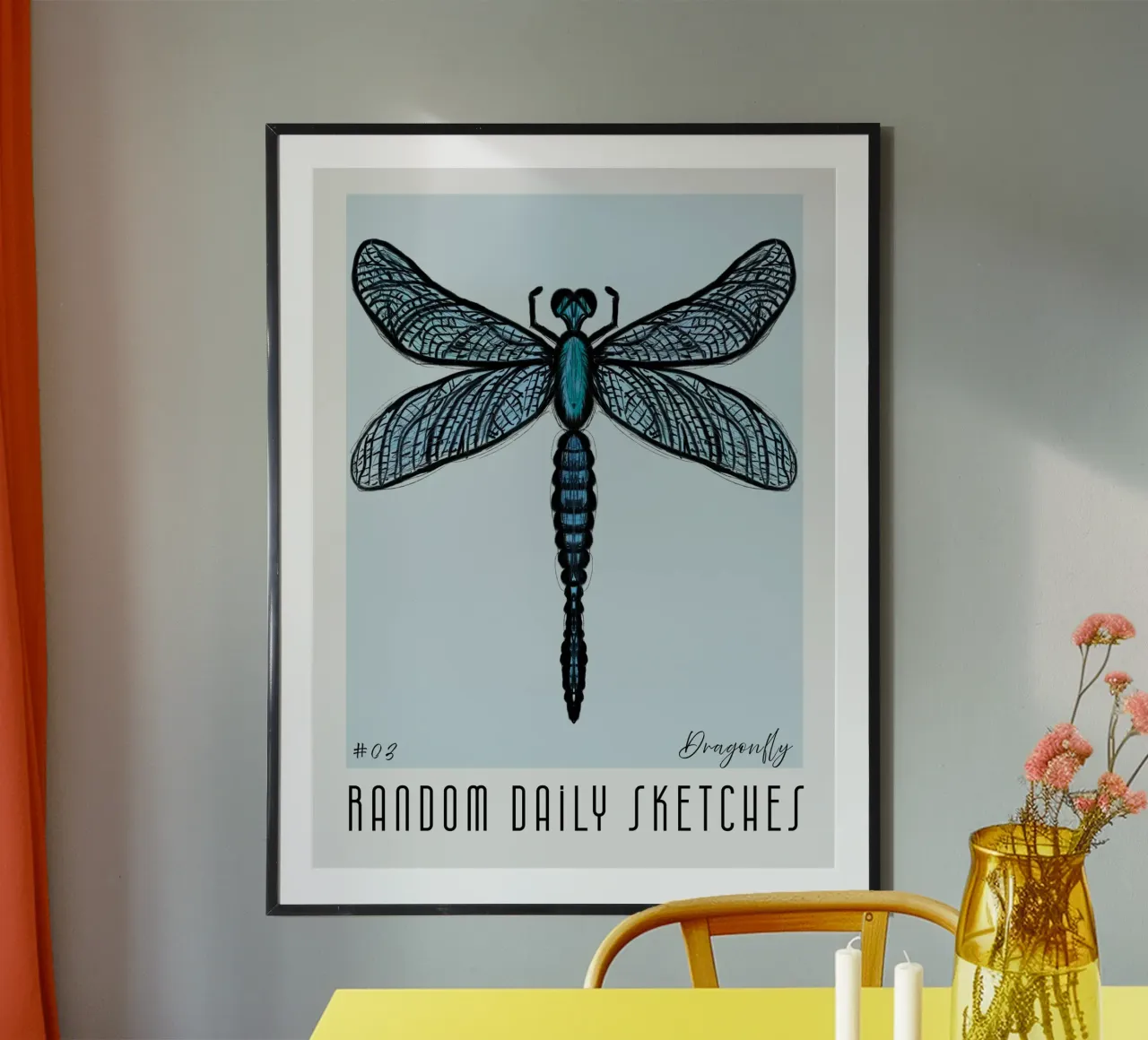 Libellula 3 poster da words-in-frames