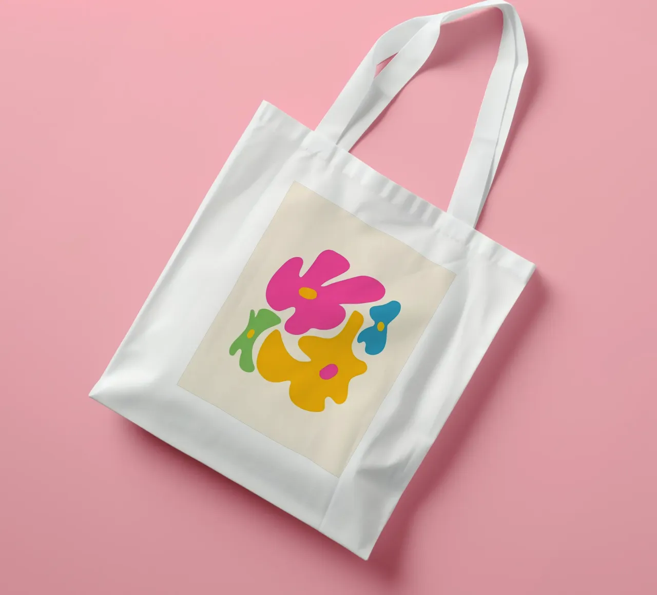 Mercato dei fiori Retro Colorf borsa in juta da diedrich