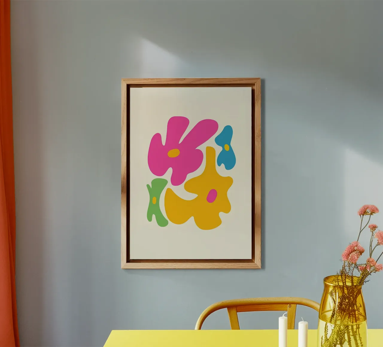 Mercato dei fiori Retro Colorf alluminio dibond da diedrich