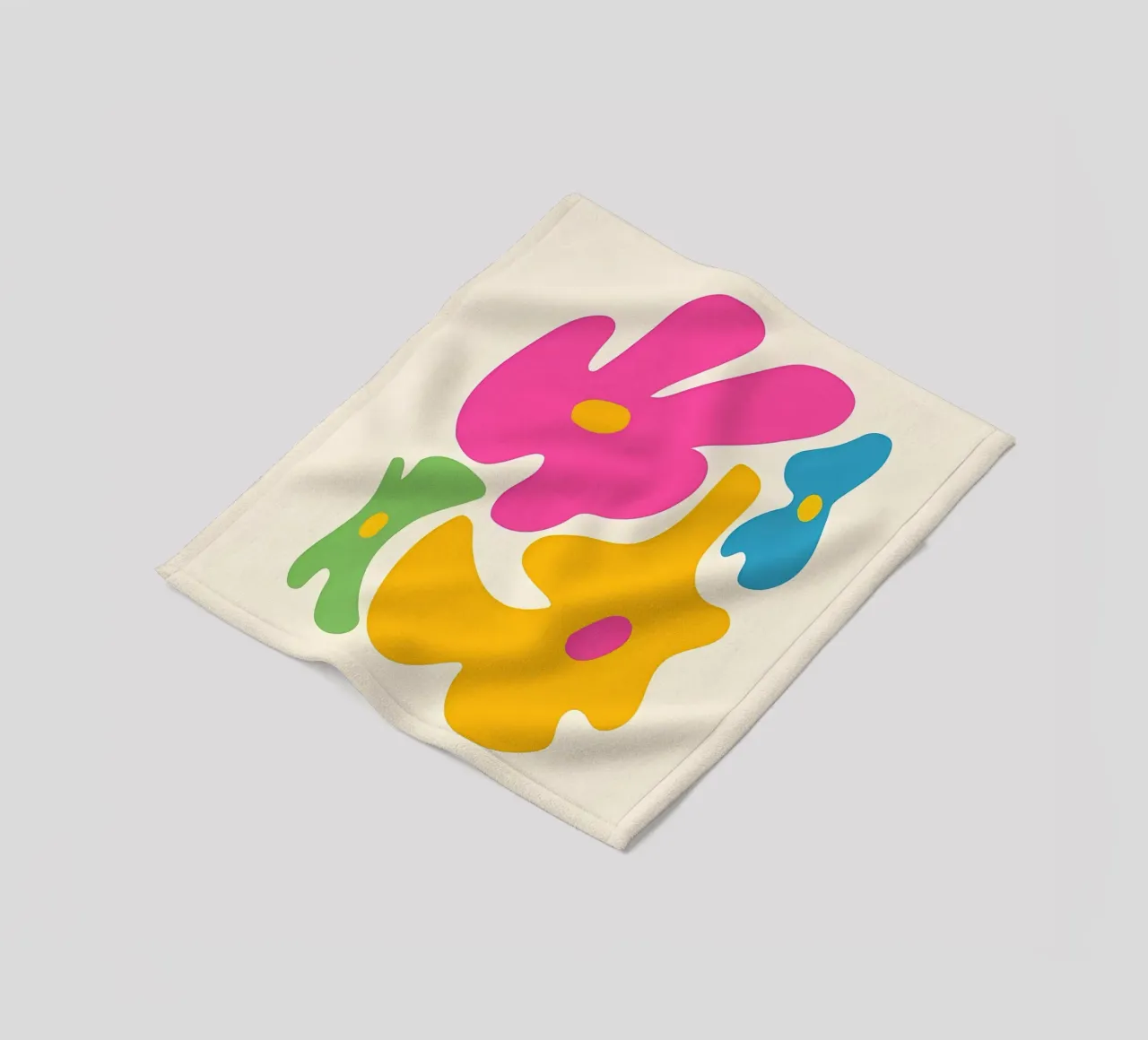Mercato dei fiori Retro Colorf coperta in pile da diedrich