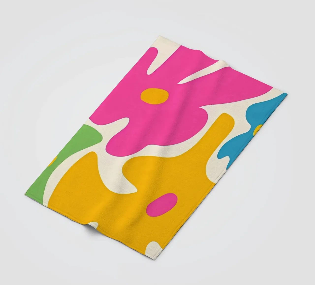 Mercato dei fiori Retro Colorf coperta in pile da diedrich