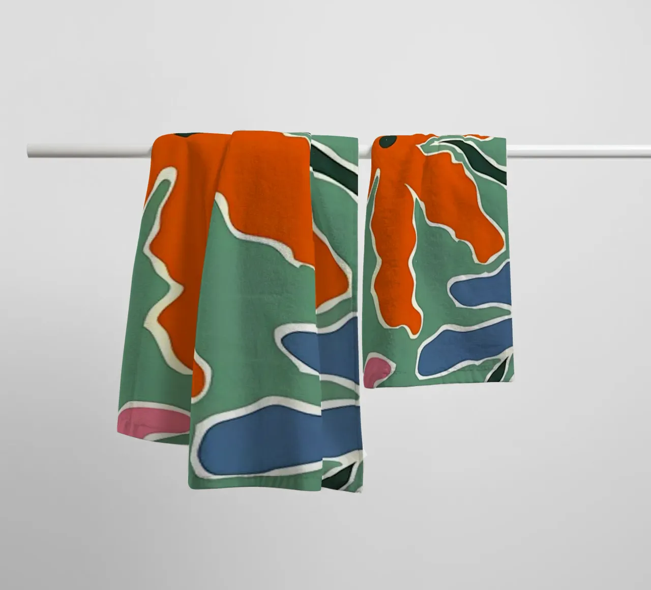 Mercato dei fiori retro Abstra asciugamano da bagno da diedrich