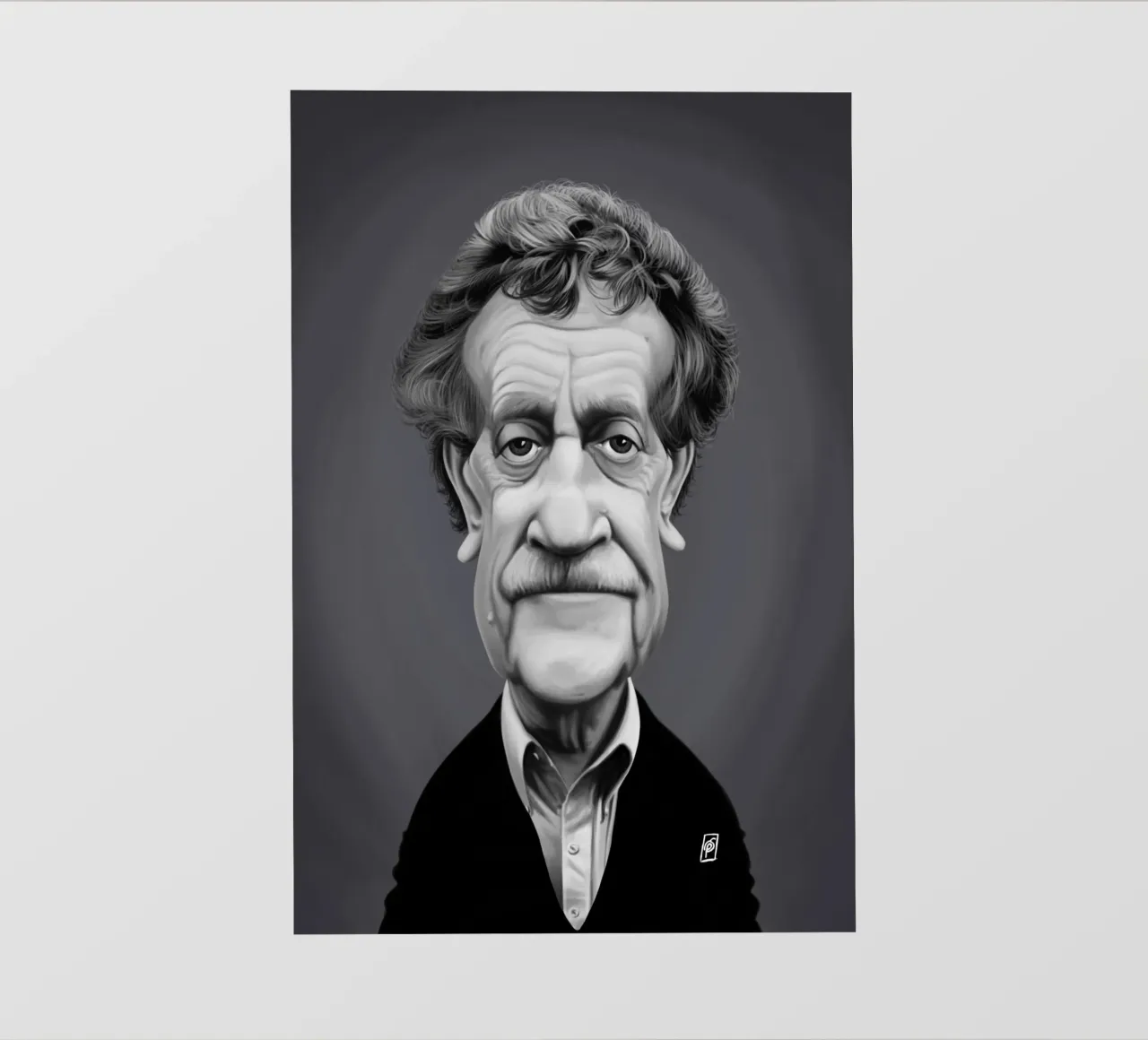 Kurt Vonnegut pellicola backlit da Rob Art | Illustration