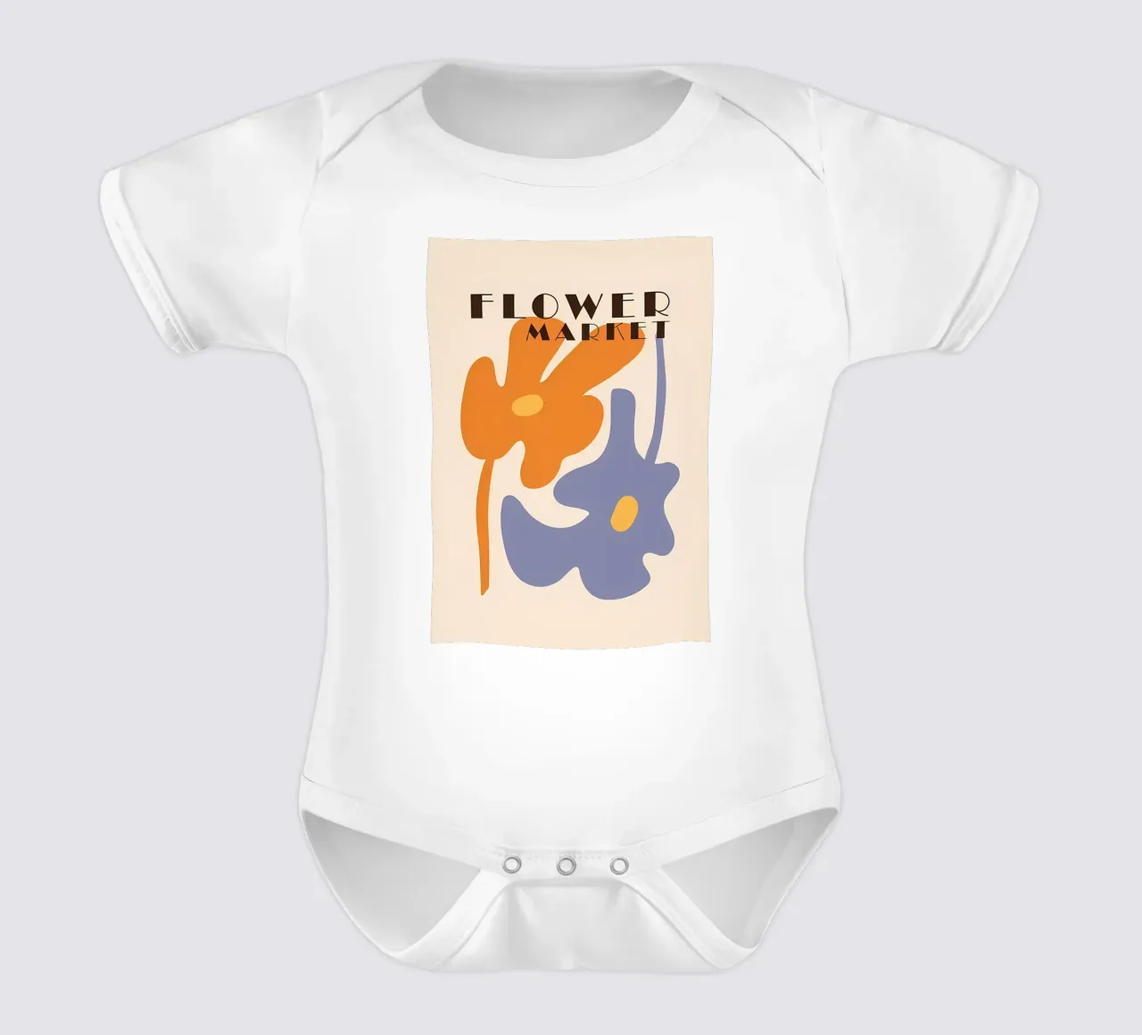 Mercato dei fiori Retro Indie body neonato maniche corte da diedrich