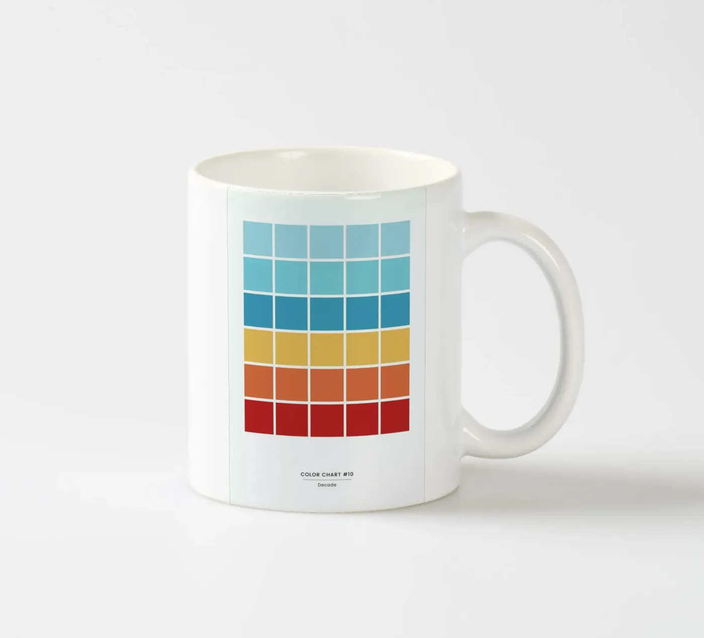 Decade ceramic mug by daylight design studio