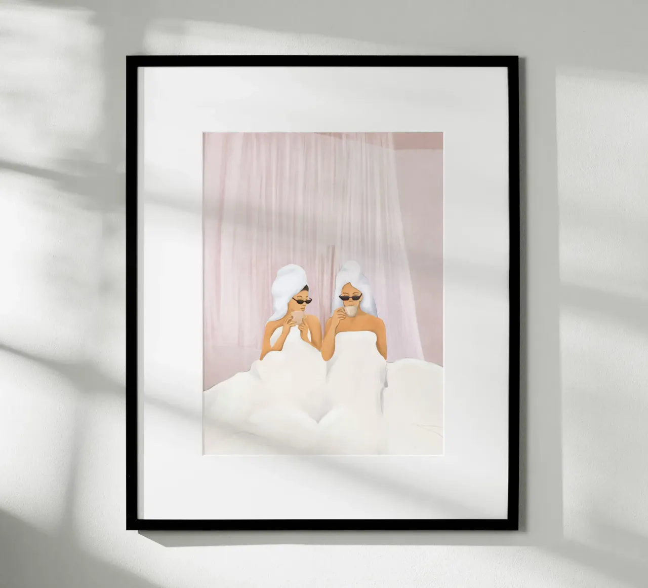 Morning with a friend poster da Flow Line