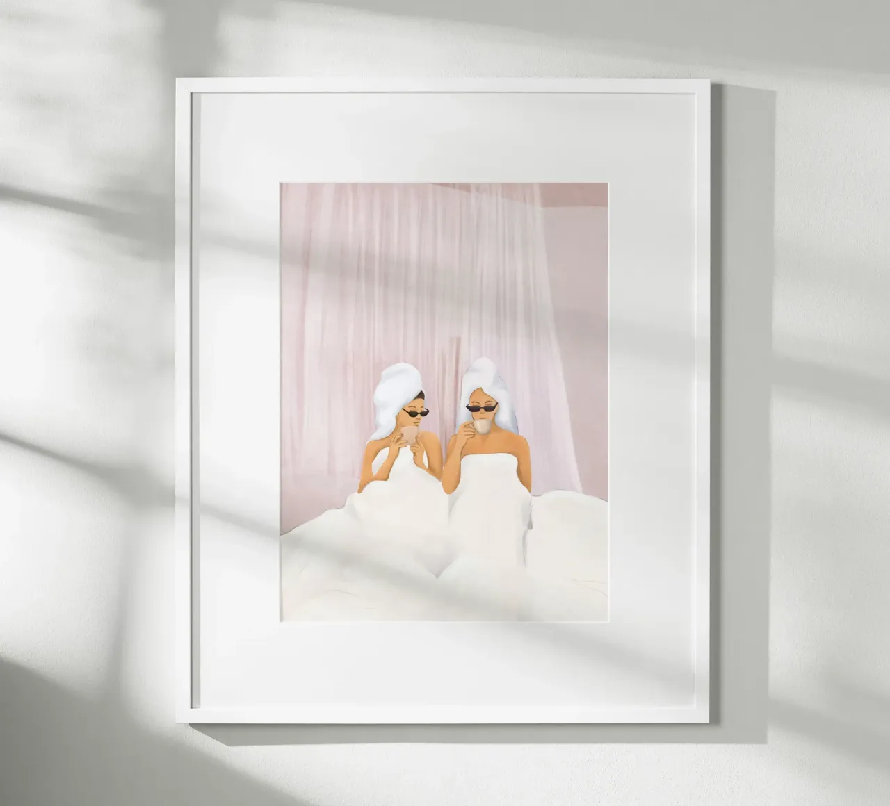 Morning with a friend poster da Flow Line