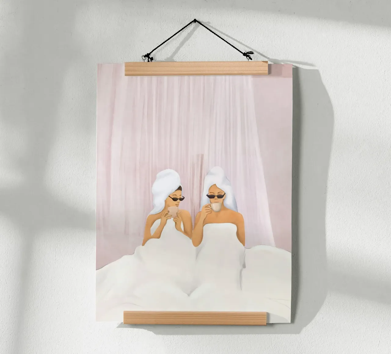 Morning with a friend poster da Flow Line