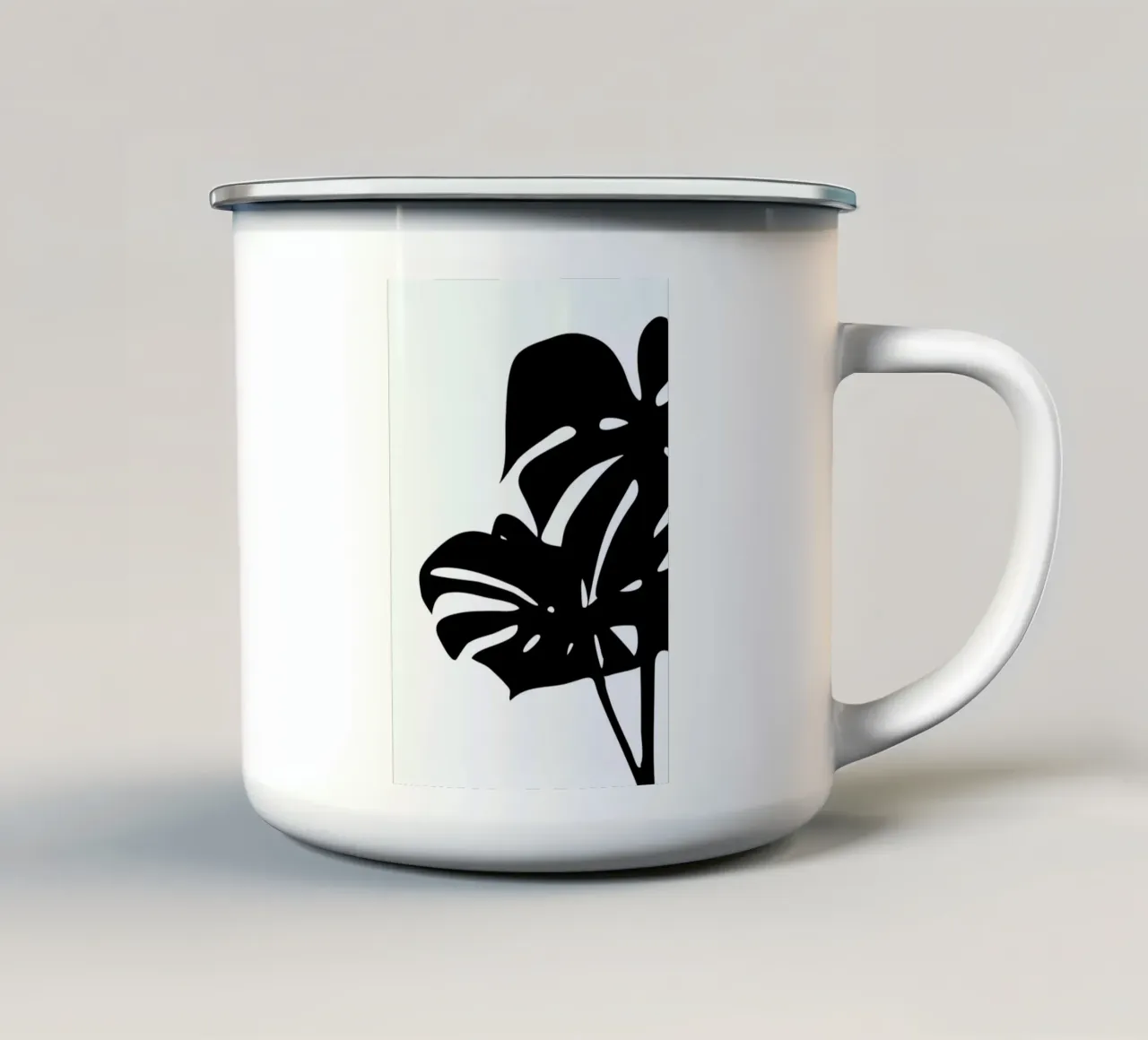 Monstera Leaf 2 tazza in smalto da Oh Darling