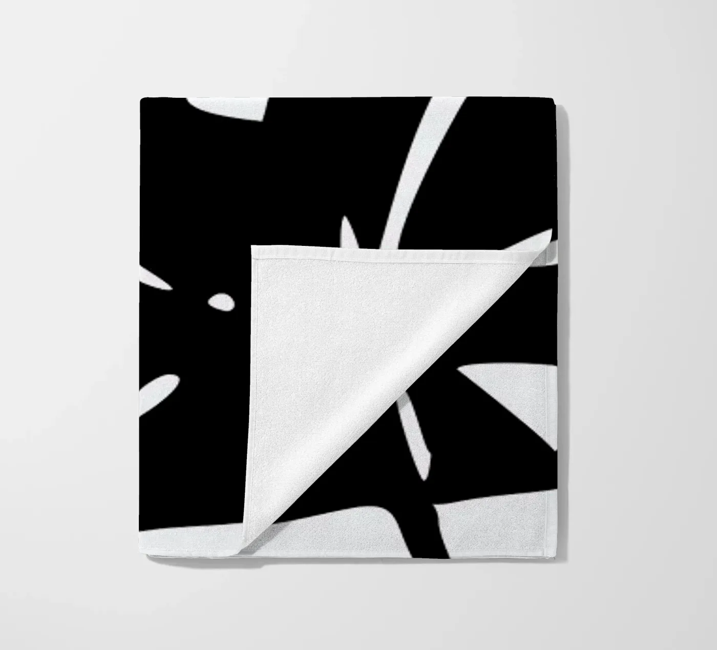 Monstera Leaf 2 strandhanddoek van Oh Darling