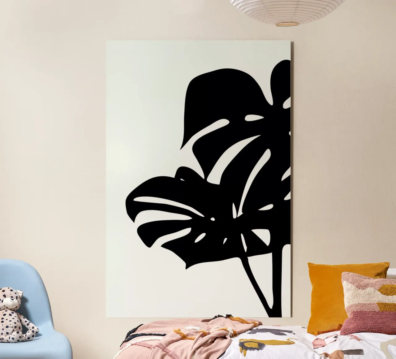 Monstera Leaf 2 alu-dibond by Oh Darling