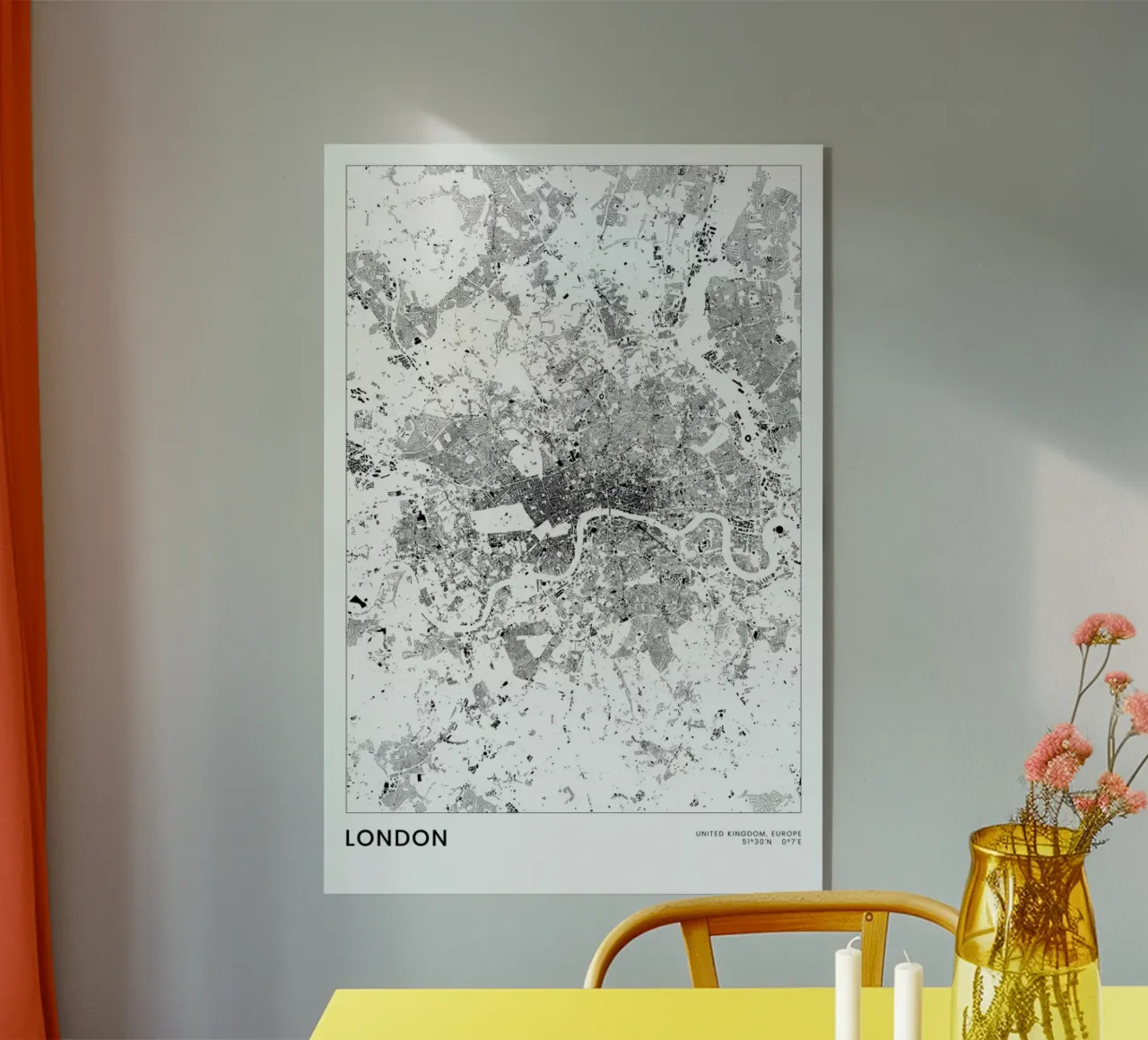 London plexiglass da The Cartography Collection