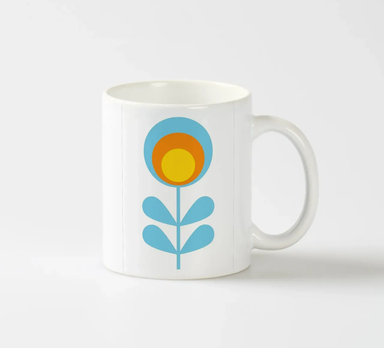 Fiore retrò tazza in ceramica da diedrich