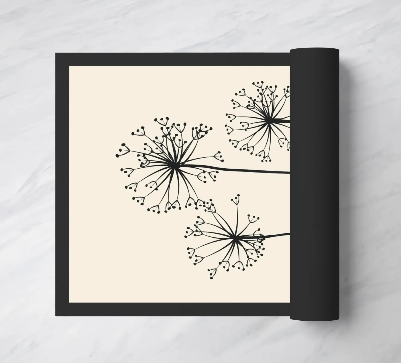 Dandelions doormat by Flow Line