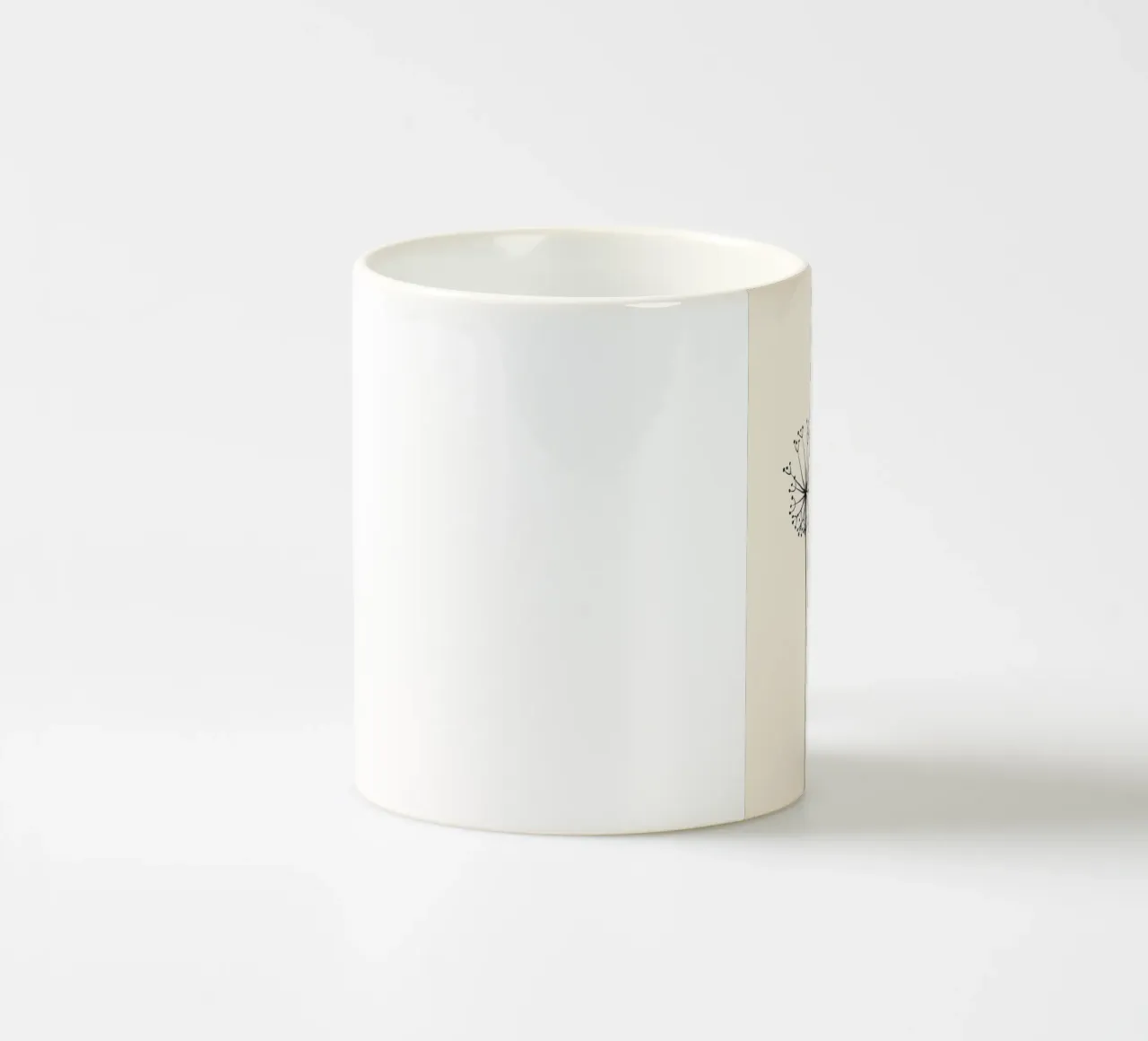 Dandelions tazza in ceramica da Flow Line