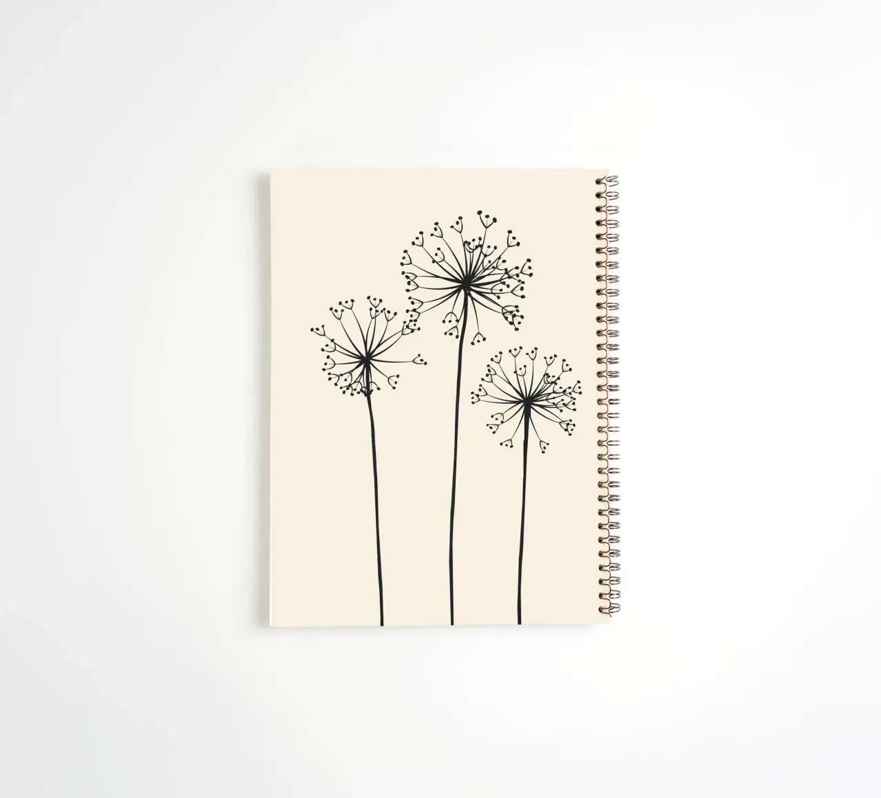 Dandelions spiral notebook by Flow Line